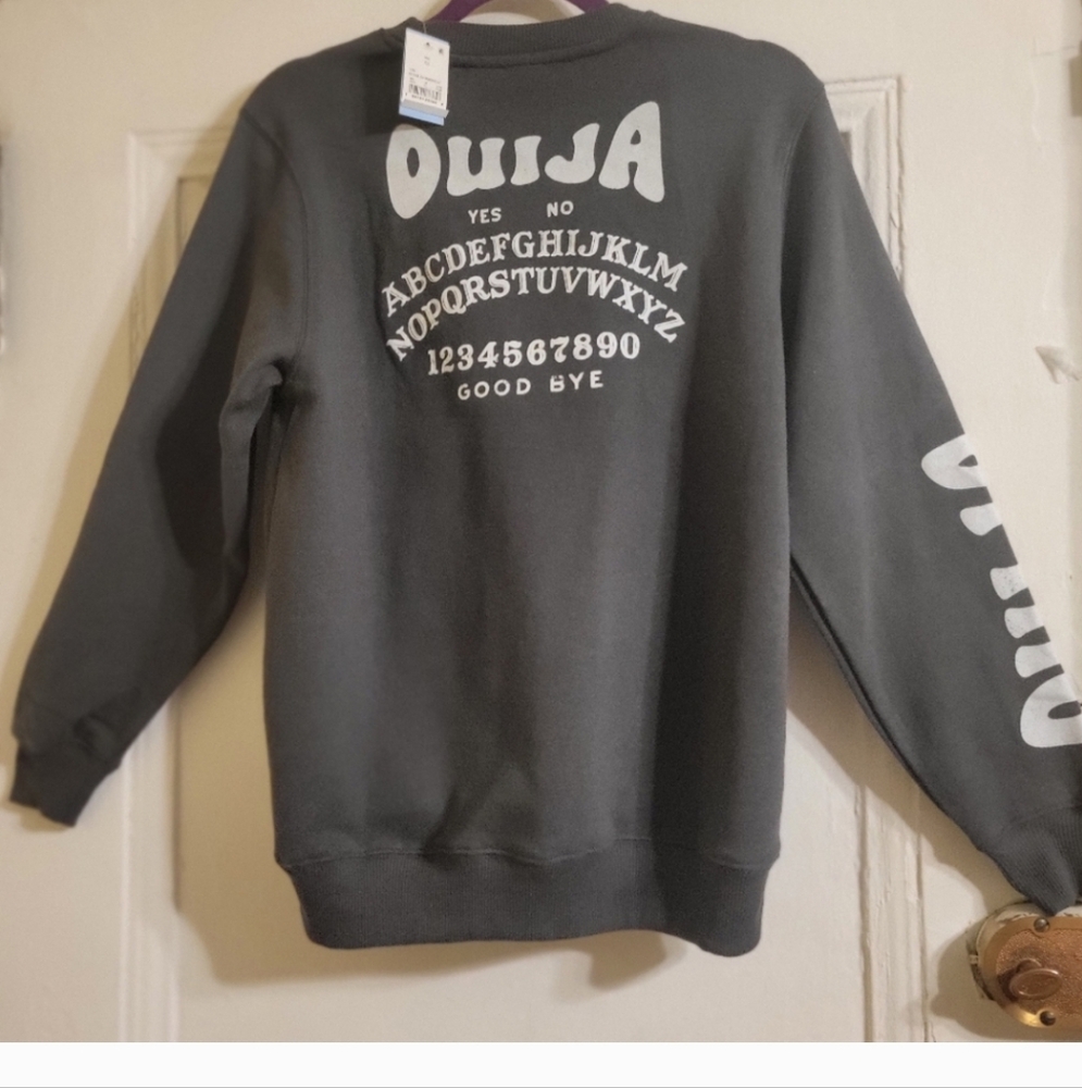 Ouija Women's Gray Sweatshirt Size XL